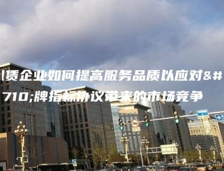 租赁企业如何提高服务品质以应对车牌指标协议带来的市场竞争