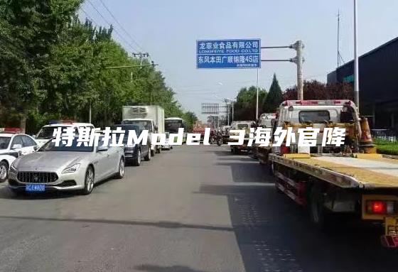特斯拉Model 3海外官降