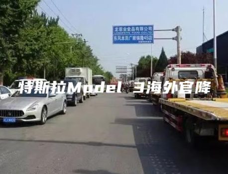 特斯拉Model 3海外官降
