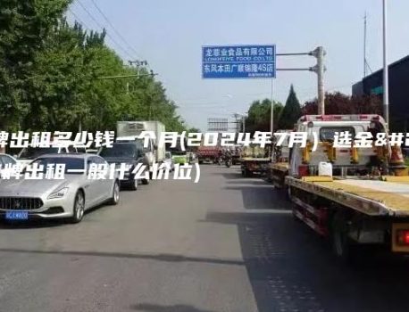 北京京牌出租多少钱一个月(2024年7月）选金牌车务(京牌出租一般什么价位)