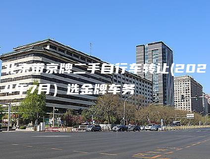 北京带京牌二手自行车转让(2024年7月）选金牌车务