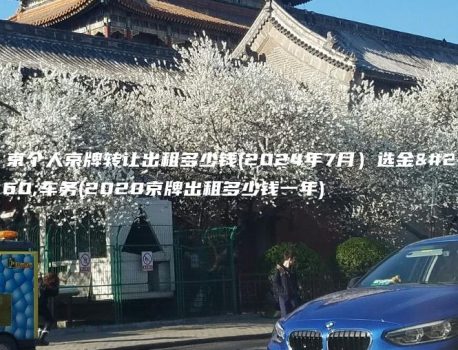 北京个人京牌转让出租多少钱(2024年7月）选金牌车务(2020京牌出租多少钱一年)