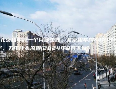 在北京租车牌一个月多少钱、北京租车牌一年、五年什么流程(2024年9月下旬）