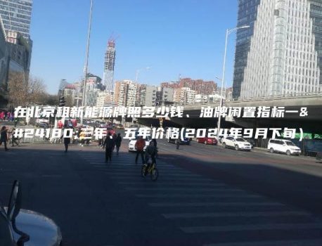 在北京租新能源牌照多少钱、油牌闲置指标一年三年、五年价格(2024年9月下旬）