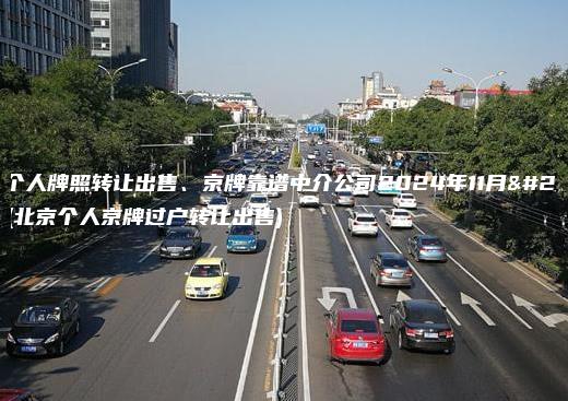 北京个人牌照转让出售、京牌靠谱中介公司2024年11月最新(北京个人京牌过户转让出售)