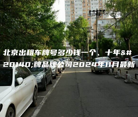 北京出租车牌号多少钱一个、十年京牌品牌公司2024年11月最新