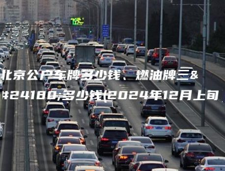 北京公户车牌多少钱、燃油牌三年多少钱(2024年12月上旬）