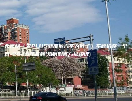 北京租（宋PLUS新能源汽车为例子）车牌价格一个月-2025年最新(热销到官方被投诉)