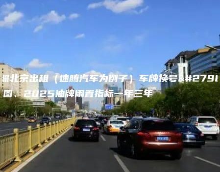 对照北京出租（速腾汽车为例子）车牌换号流程图、2025油牌闲置指标一年三年