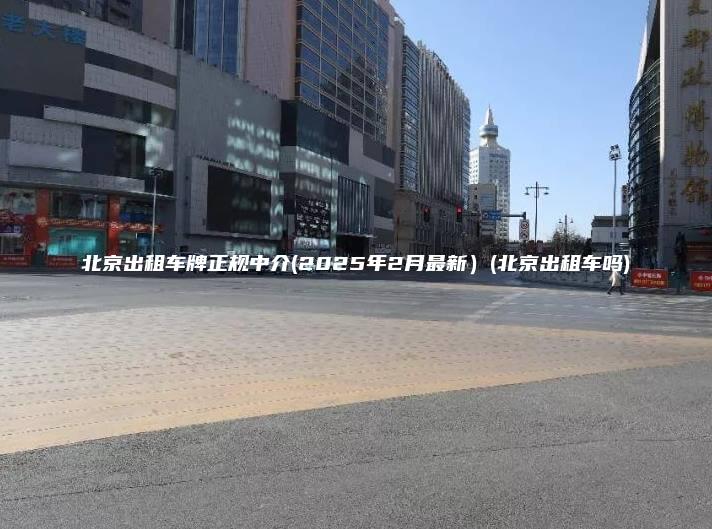 北京出租车牌正规中介(2025年2月最新）(北京出租车吗)