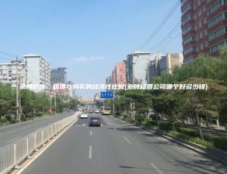 京牌价值：租赁与购买的经济性比较(京牌租赁公司哪个好多少钱)