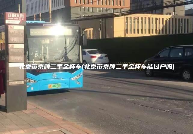 北京带京牌二手金杯车(北京带京牌二手金杯车能过户吗)