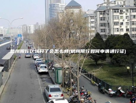 杭州限行区域开了会怎么样(杭州限行如何申请通行证)