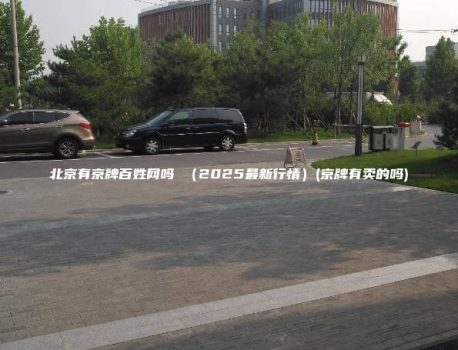 北京有京牌百姓网吗 （2025最新行情）(京牌有卖的吗)