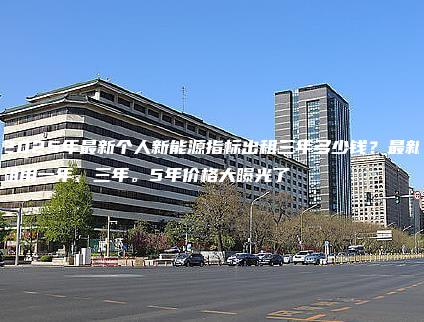 2025年最新个人新能源指标出租三年多少钱？最新租用一年、三年。5年价格大曝光了
