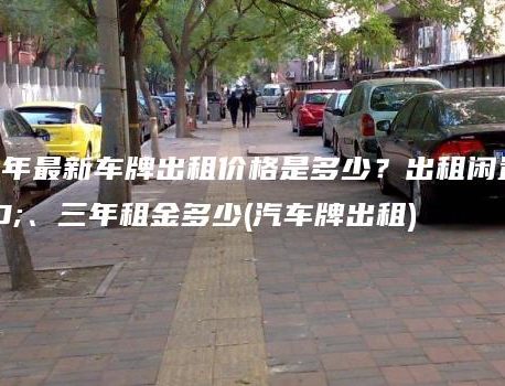 2025年最新车牌出租价格是多少？出租闲置一年、三年租金多少(汽车牌出租)