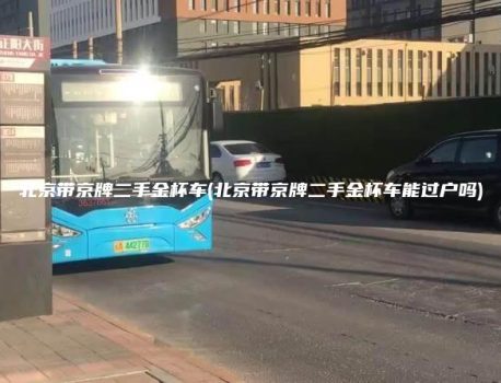 北京带京牌二手金杯车(北京带京牌二手金杯车能过户吗)