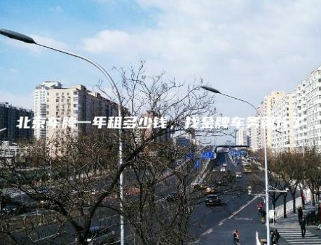 北京车牌一年租多少钱，找金牌车务就行了